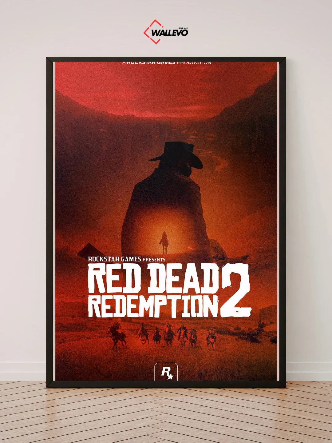 Red Dead Redemption-Themed Wall Frame – Western Adventure at Its Best