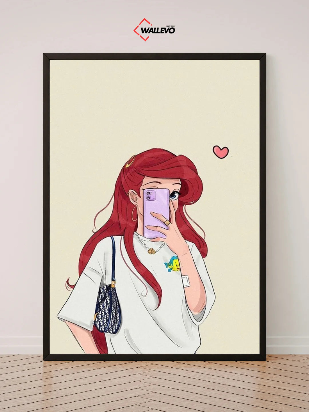 Selfie Queen – Confidence in Every Click – Aesthetic Wall Frame