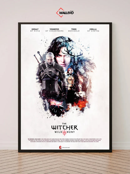 The Witcher-Themed Wall Frame