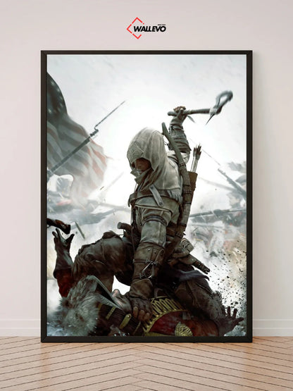 Assassin's Creed Themed Wall Frame – A Tribute to the Hidden Blade
