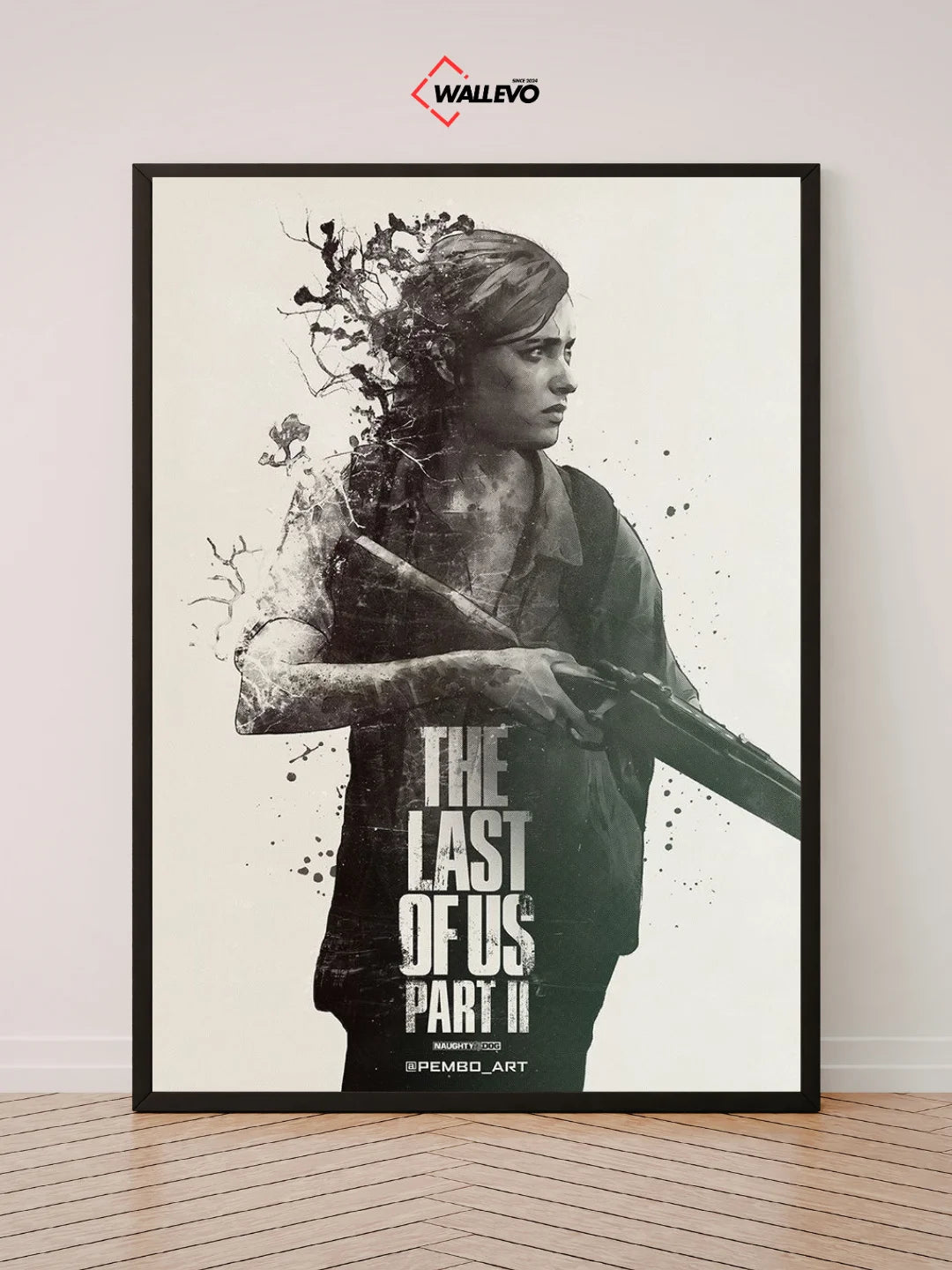 The Last of Us-Themed Wall Frame – A Masterpiece for Gamers