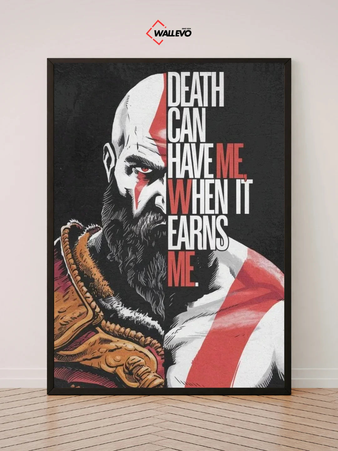 God of War-Themed Wall Frame – Epic Art for Fans