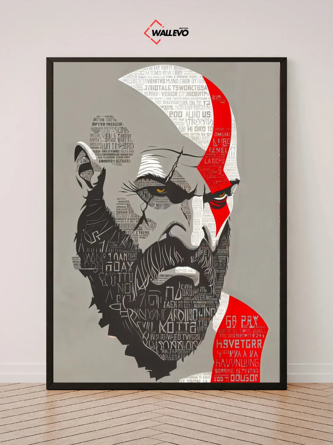 God of War-Themed Wall Frame – Epic Art for Fans