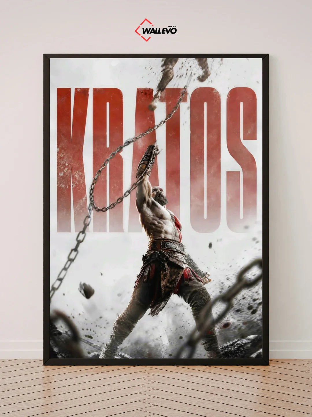 Kratos God of War-Themed Wall Frame