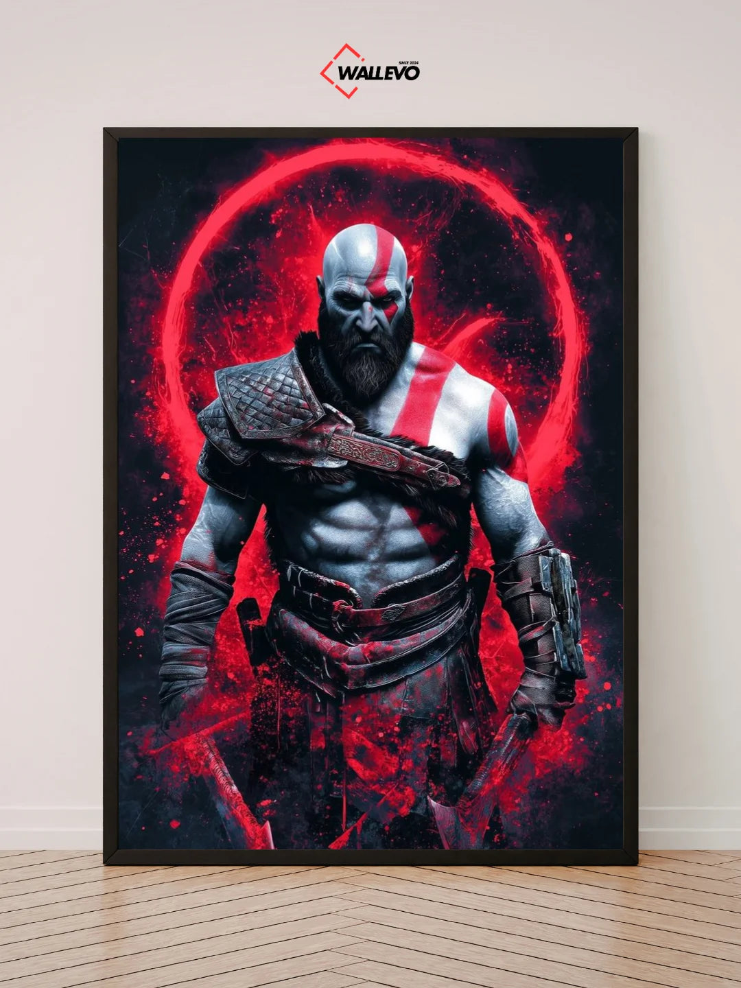 God of War-Themed Wall Frame – Epic Art for Fans