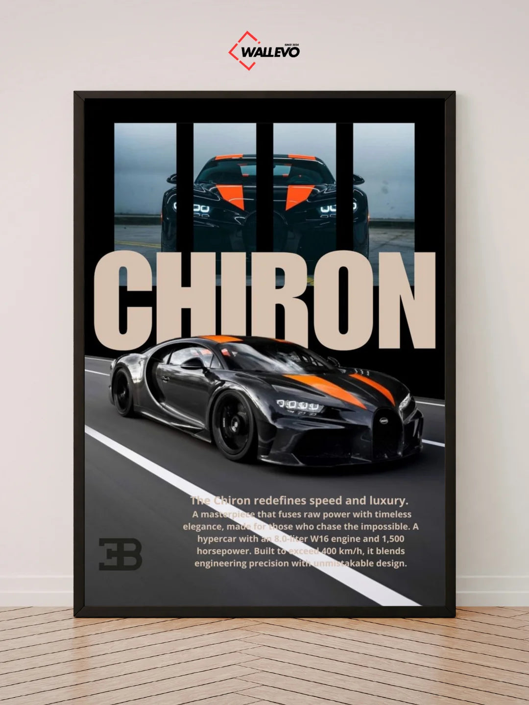 Bugatti Wall Frame - A Modern Supercar Masterpiece