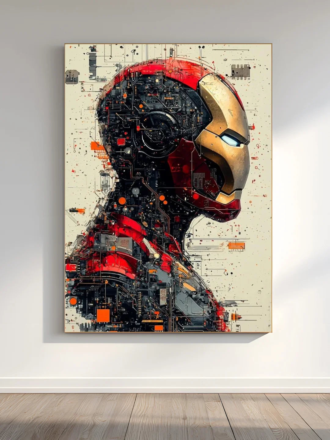 Iron Man Wall Frame – Marvel Superhero HD Art Decor