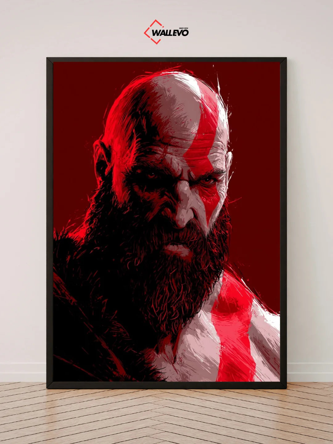 God of War-Themed Wall Frame – Epic Art for Fans