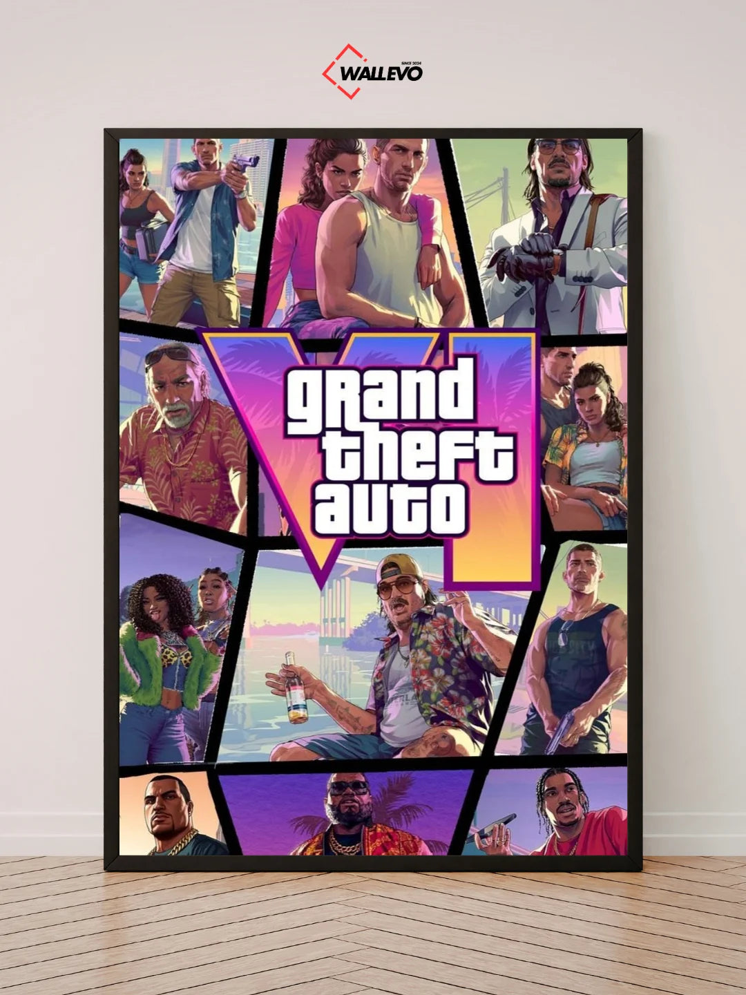 GTA 6-Themed Wall Frame – Embrace the Future of Gaming