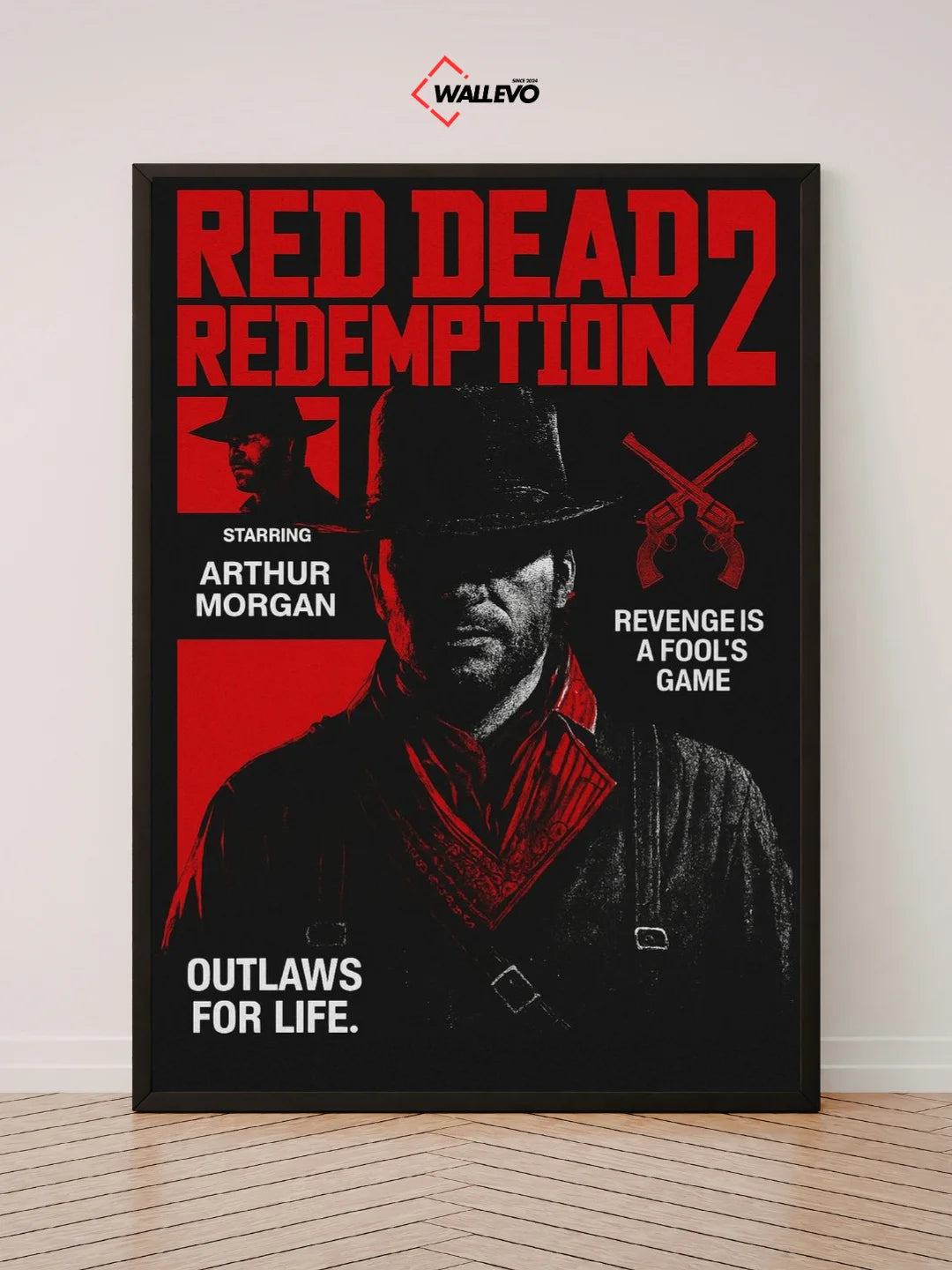 Red Dead Redemption-Themed Wall Frame