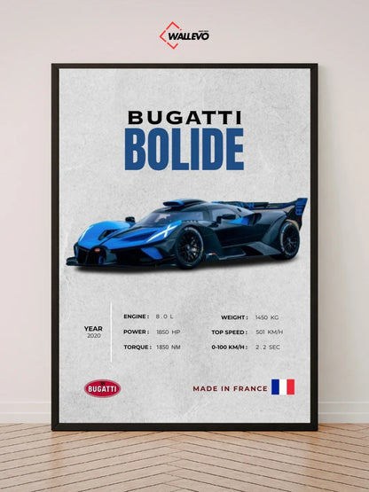 Bugatti Wall Frame - A Modern Supercar Masterpiece