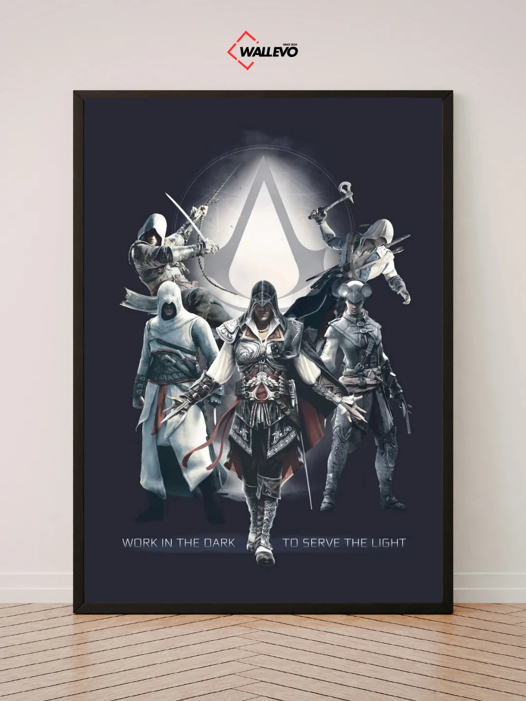 Assassin's Creed Themed Wall Frame – A Tribute to the Hidden Blade (Copy)