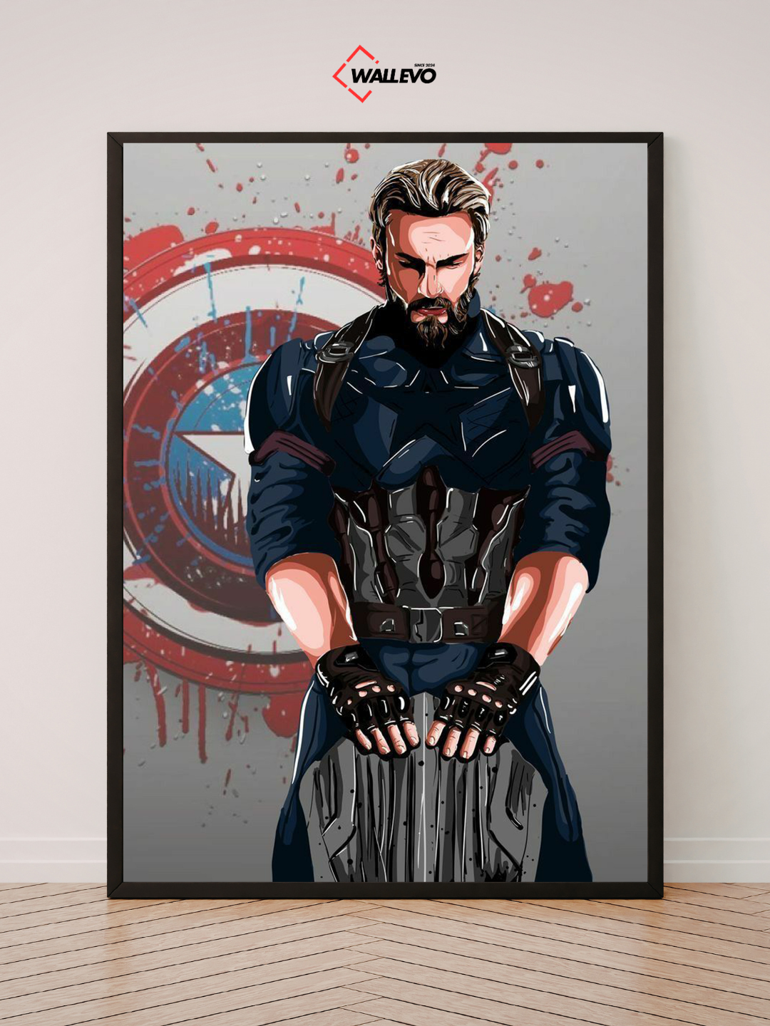 Captain America – Customized Wall Frame