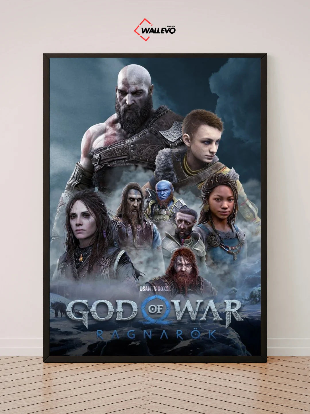 God of War-Themed Wall Frame – Epic Art for Fans