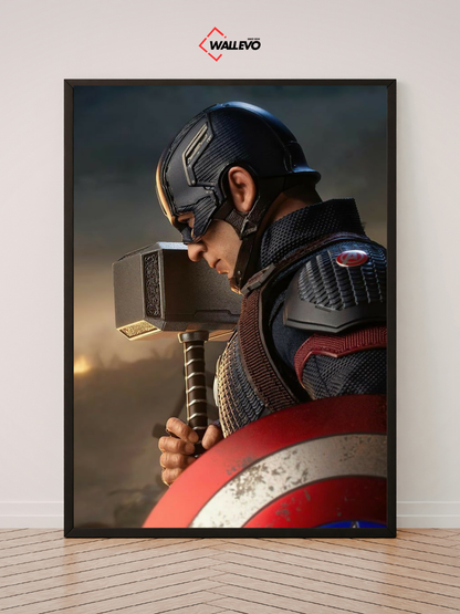 Captain America – Customized Wall Frame