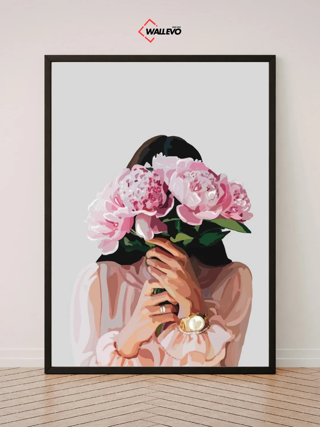 Blossoming Beauty – A Delicate & Elegant Wall Frame