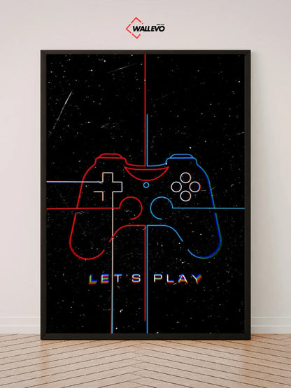 Lets Play Ultimate Gaming-Themed Wall Frame – A Must-Have for Gamers