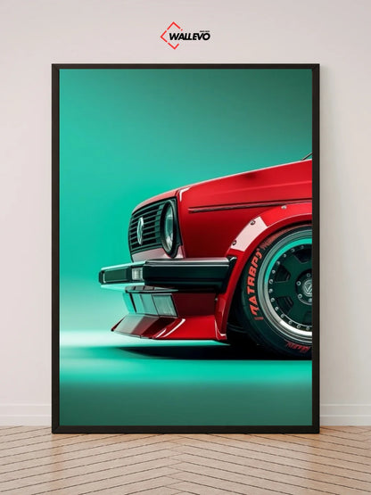 A Bold Display of Power & Style - Wall Frame