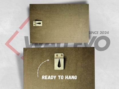 UFC Plywood Crystal Frame – Your Design, Your Style