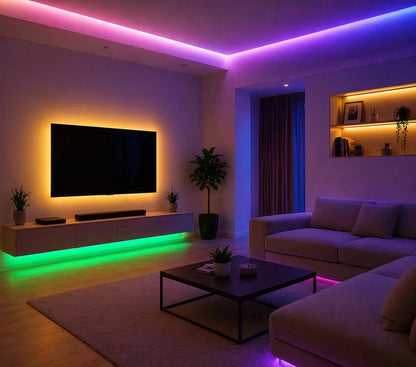RGB LED STRIP LIGHT - Remote Control & Multi Color