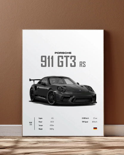 Porsche 911 GT3 RS – Ultimate Performance Wall Frame (Limited Offer)