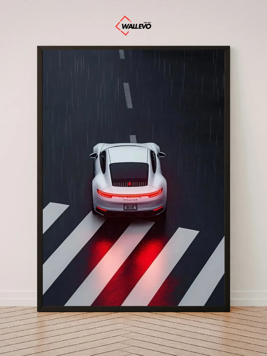 Porsche Wall Frame - A Modern Supercar Masterpiece