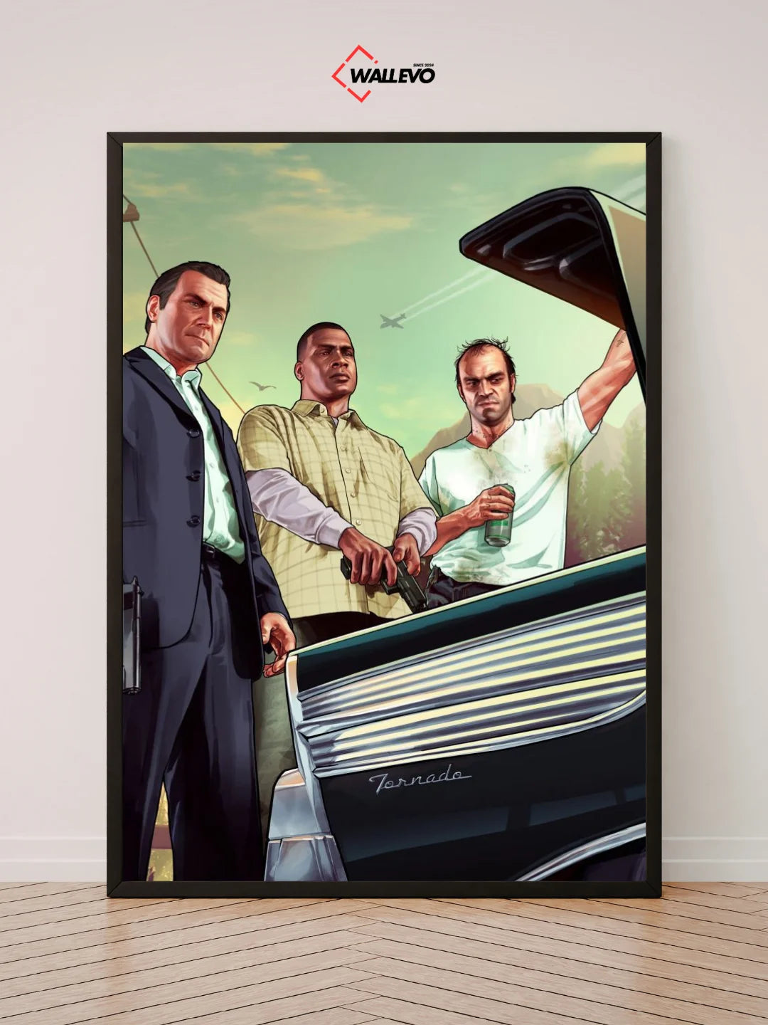 GTA V-Themed Wall Frame – A Tribute to Los Santos