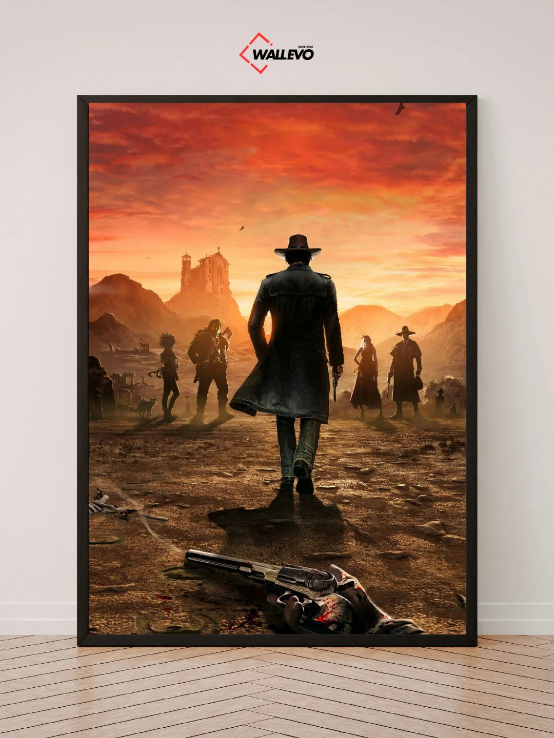Red Dead Redemption-Themed Wall Frame – Western Adventure at Its Best
