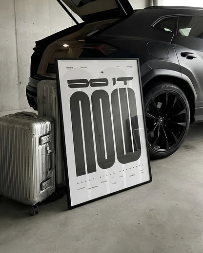 Do It Now – Black Premium Aesthetic Wall Frame