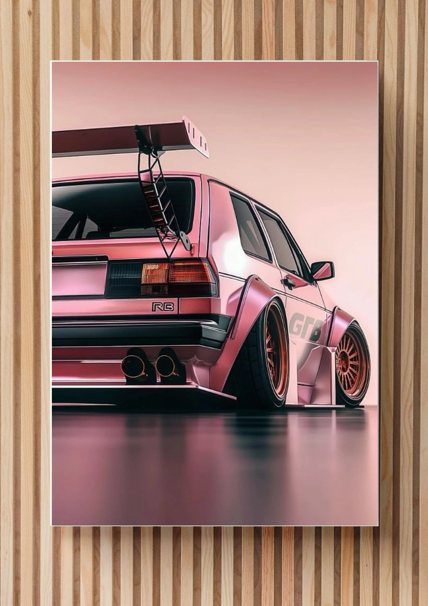 A Stylish Blend of Power & Elegance - Wall Frame