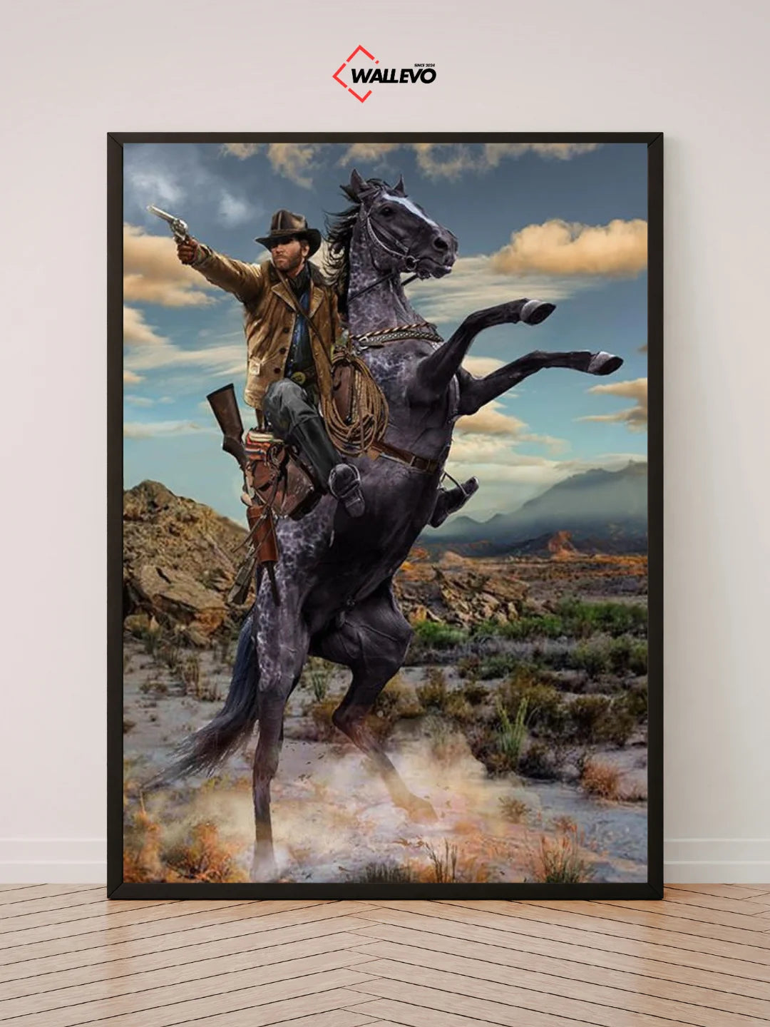 Red Dead Redemption-Themed Wall Frame – Western Adventure at Its Best