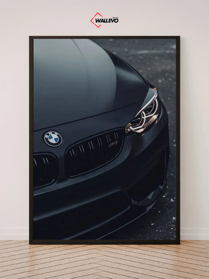 Premium Black BMW Car Wall Frame – Luxury and Performance Combined
