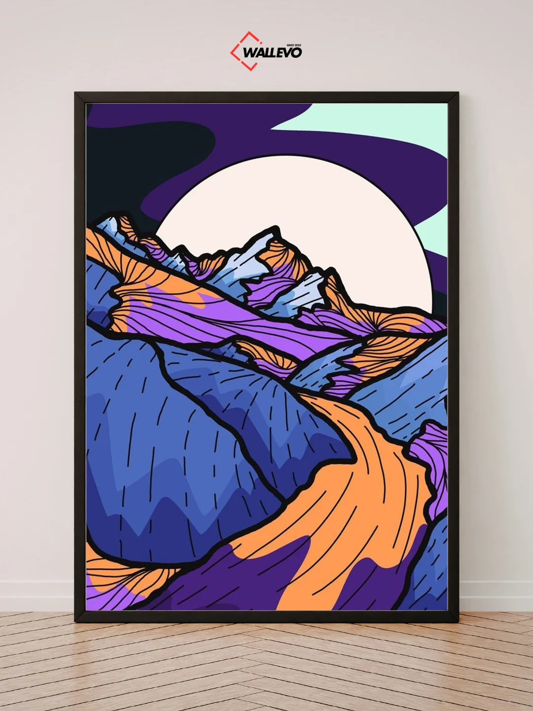 Aesthetic Wall Frame – A Touch of Soft Beauty for Your Space