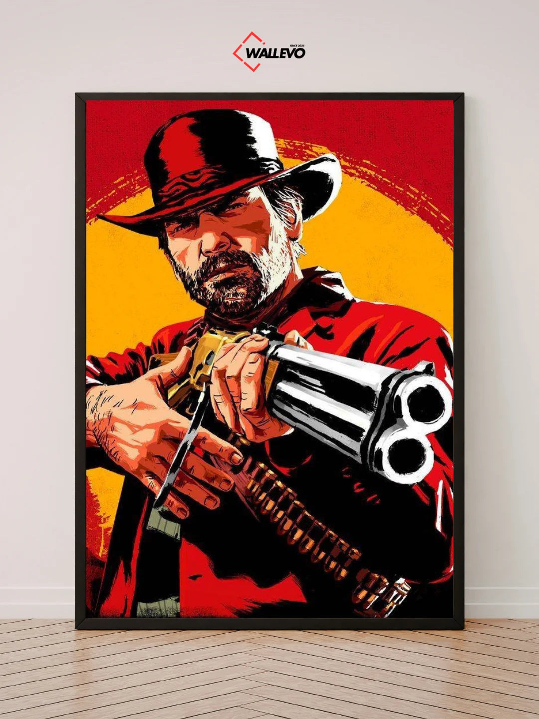 Red Dead Redemption-Themed Wall Frame – Western Adventure at Its Best