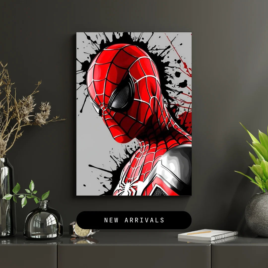 Spider-Man Wall Frame – Marvel Superhero Action Art Decor