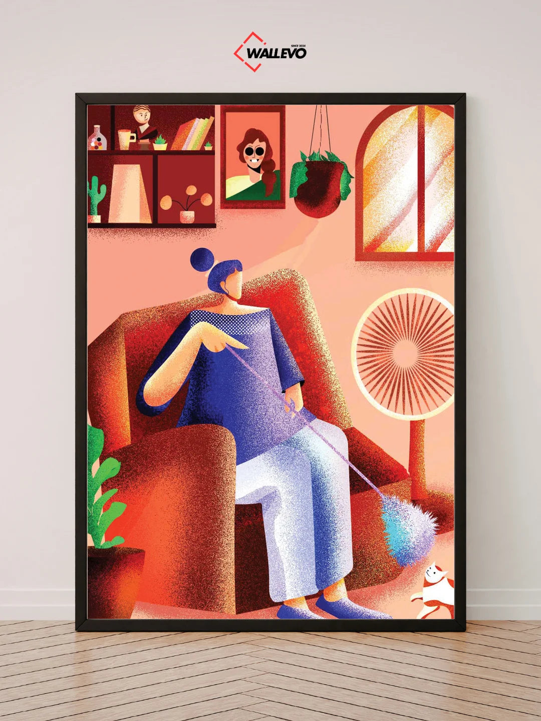 Aesthetic Wall Frame – A Touch of Soft Beauty for Your Space