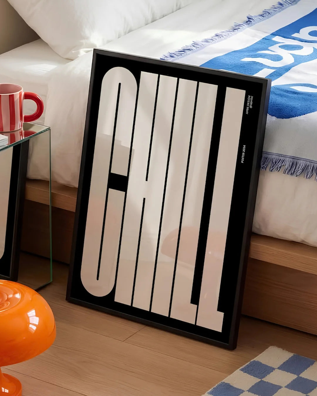 CHILL – Abstract Aesthetic Wall Frame