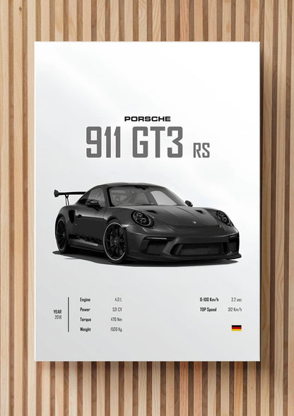 911 GTR Wall Frame – A Tribute to Porsche’s Performance Icon