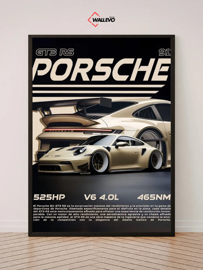 Porsche 911 GT3 RS Wall Frame – Track-Ready Precision