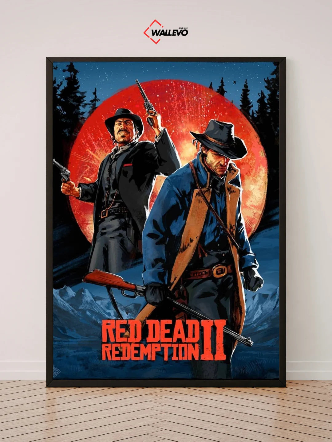 Red Dead Redemption-Themed Wall Frame – Western Adventure at Its Best