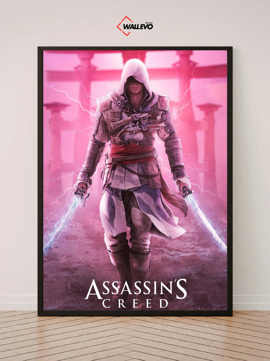 Assassin's Creed Themed Wall Frame – A Tribute to the Hidden Blade