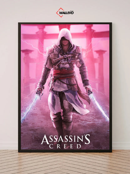 Assassin's Creed Themed Wall Frame – A Tribute to the Hidden Blade