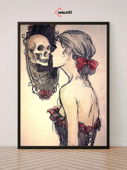 Shattered Reflection – A Deep & Artistic Wall Frame