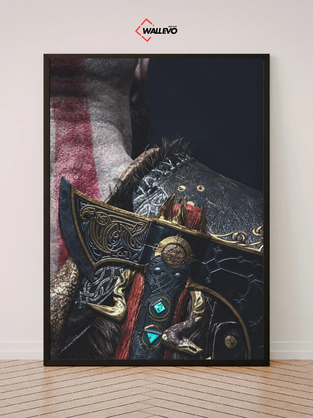 God of War-Themed Wall Frame – Epic Art for Fans