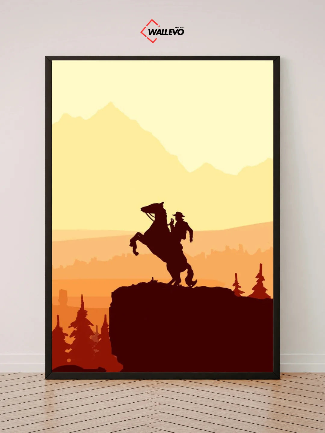 Red Dead Redemption-Themed Wall Frame – Western Adventure at Its Best