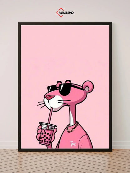 Pink Panther Wall Frame – A Bold & Playful Statement for Your Space