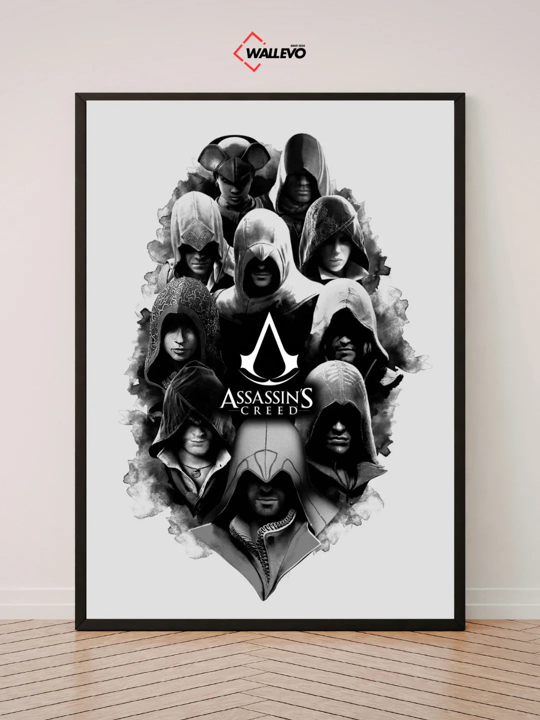 Assassin's Creed Themed Wall Frame – A Tribute to the Hidden Blade