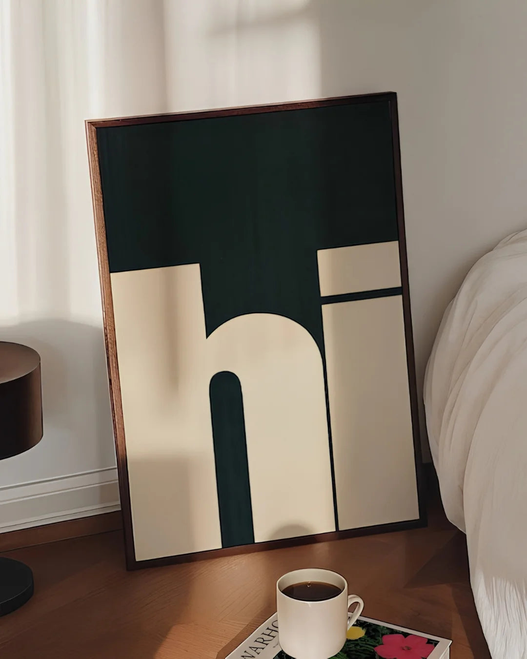 HI – Abstract Aesthetic Wall Frame