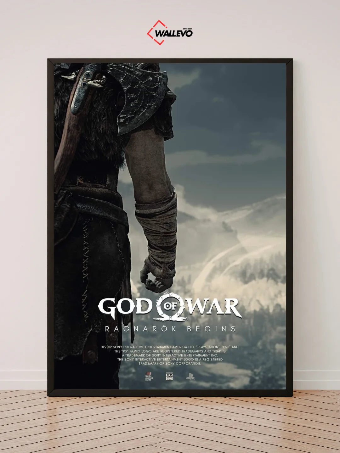God of War-Themed Wall Frame – Epic Art for Fans