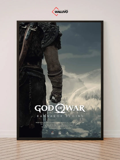 God of War-Themed Wall Frame – Epic Art for Fans